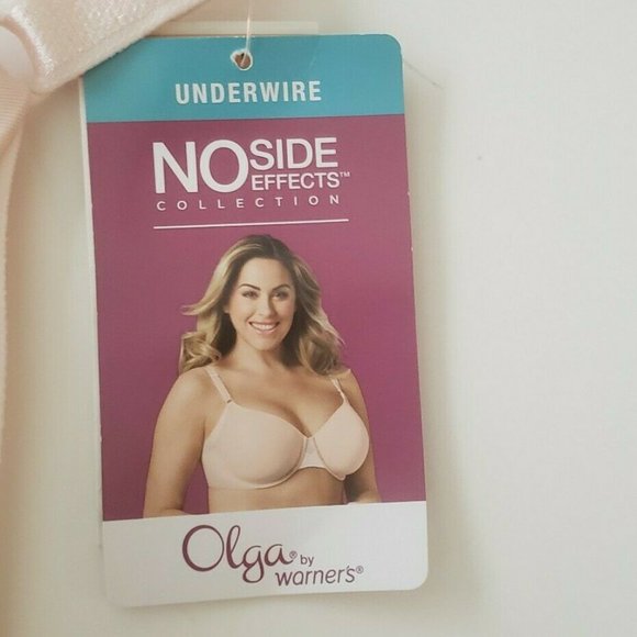 Olga by Warner's No Side Effects Collection Underwire Bra 44C GB0561 Pink - Picture 6 of 6